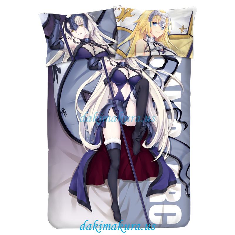 Jeanne d'Arc - Fate Grand Order Anime Bed Blanket Duvet Cover with Pillow Covers